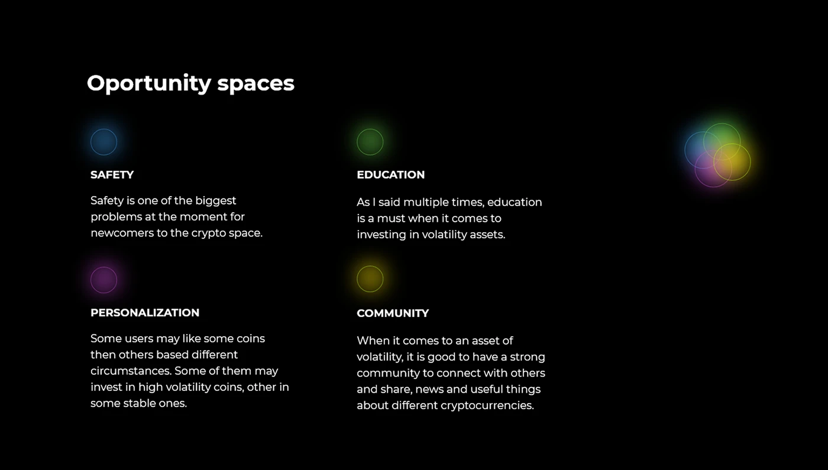 Opportunity spaces